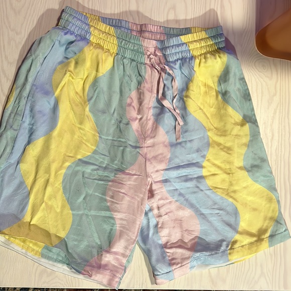 Casablanca Tennis Club Silk shorts - Picture 2 of 5